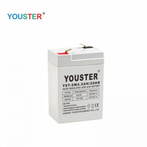 High quality power storage battery 6v4.5ah deep cycle battery for flash lights