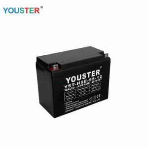 Top selling pure battery storage battery 12v 55ah dry charged car battery